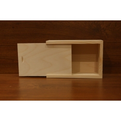 Pudełko 18x12x7cm , pudełko zasuwane, pudełko drewniane 18x12x7